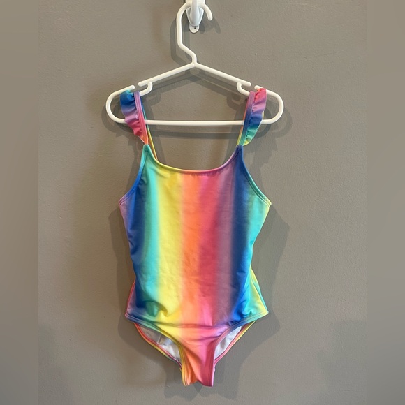 Cat & Jack Other - Rainbow Striped Swimsuit